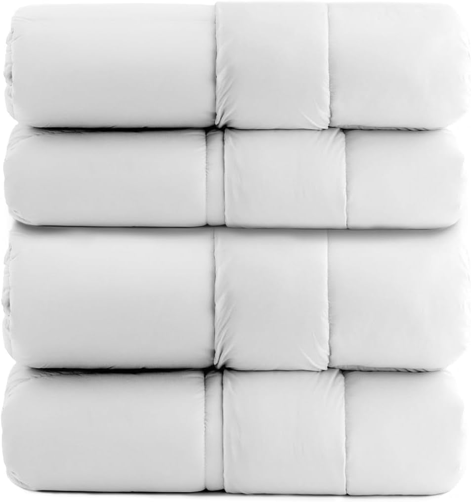 Edredón Prestige, 4 estaciones, Made in Italy, blanco, 150 X 200 cm Edredones y colchas Naty Shop