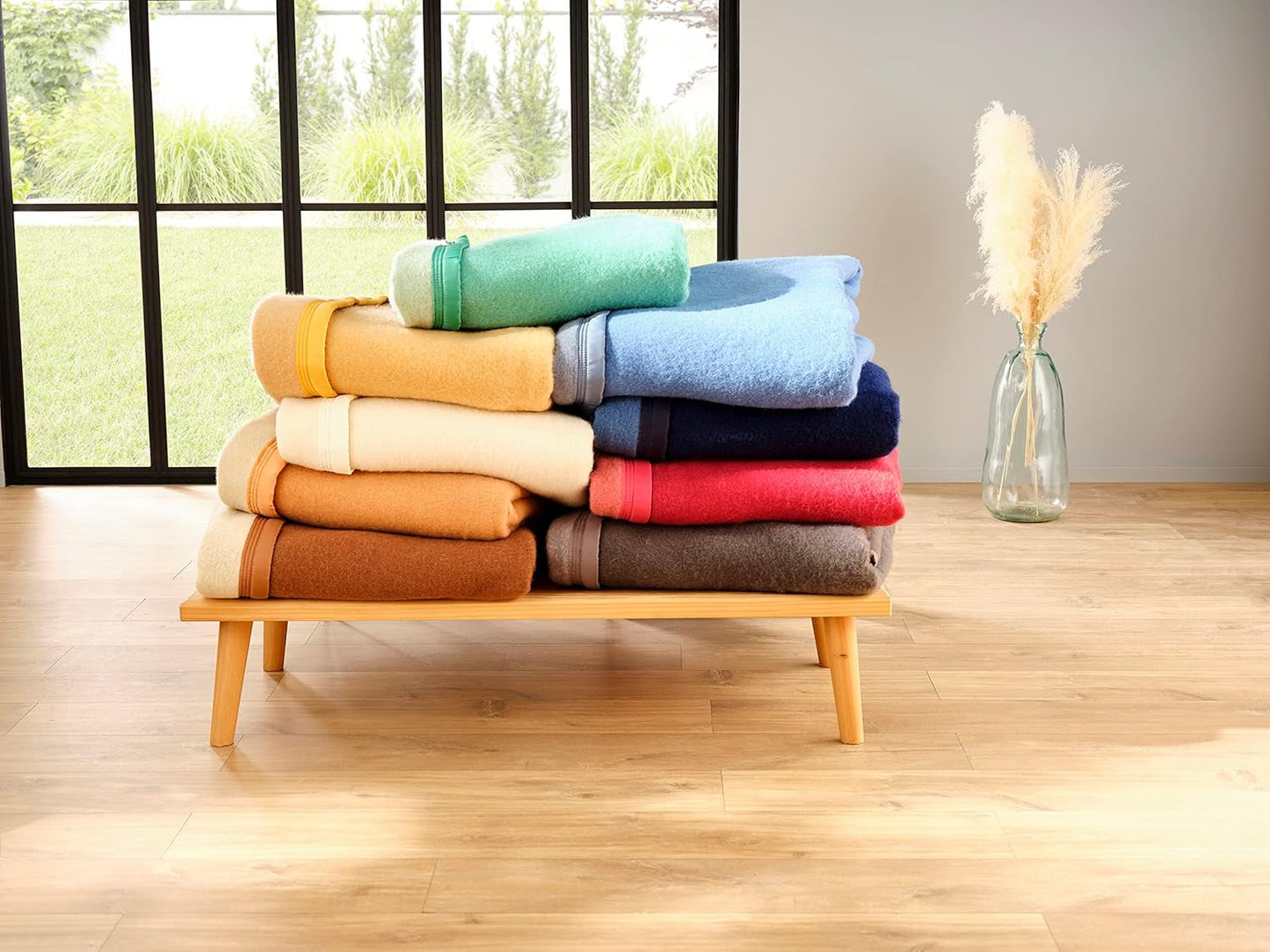 Manta Toison D'Or Volta, natural, 180 cm X 240 cm Edredones y colchas Naty Shop