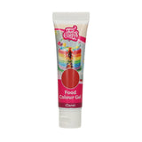 Funcakes Food Color Gel Claret: Colorante alimentario altamente concentrado para masas, natas, fondant y mazapanes. Fácil dosificación. Una sola gota para crear colores vibrantes. Halal. 30 gramos.