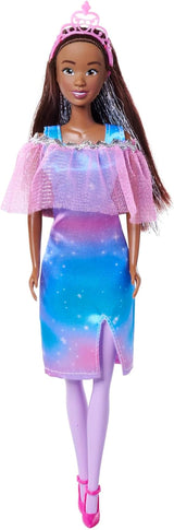 Simba Steffi Love Fantasy Princess, 4 colores surtidos, solo se envía un artículo, muñeca princesa con capa y rayas brillantes, 29 cm, edades 3+