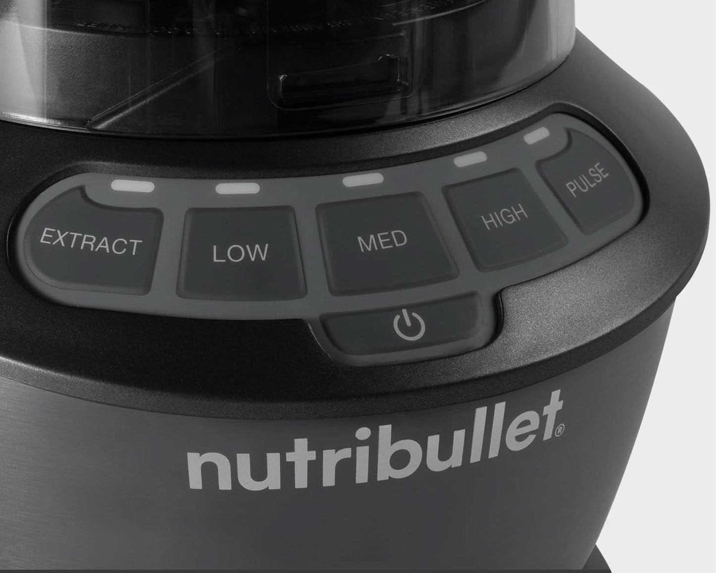 Nutribullet Batidora de tamaño completo, batidora eléctrica, batidora multifunción Stabmixer, batidora profesional, potencia de 1000 vatios, vaso de 1,6 l, gris, NBF450DG Cocina Naty Shop