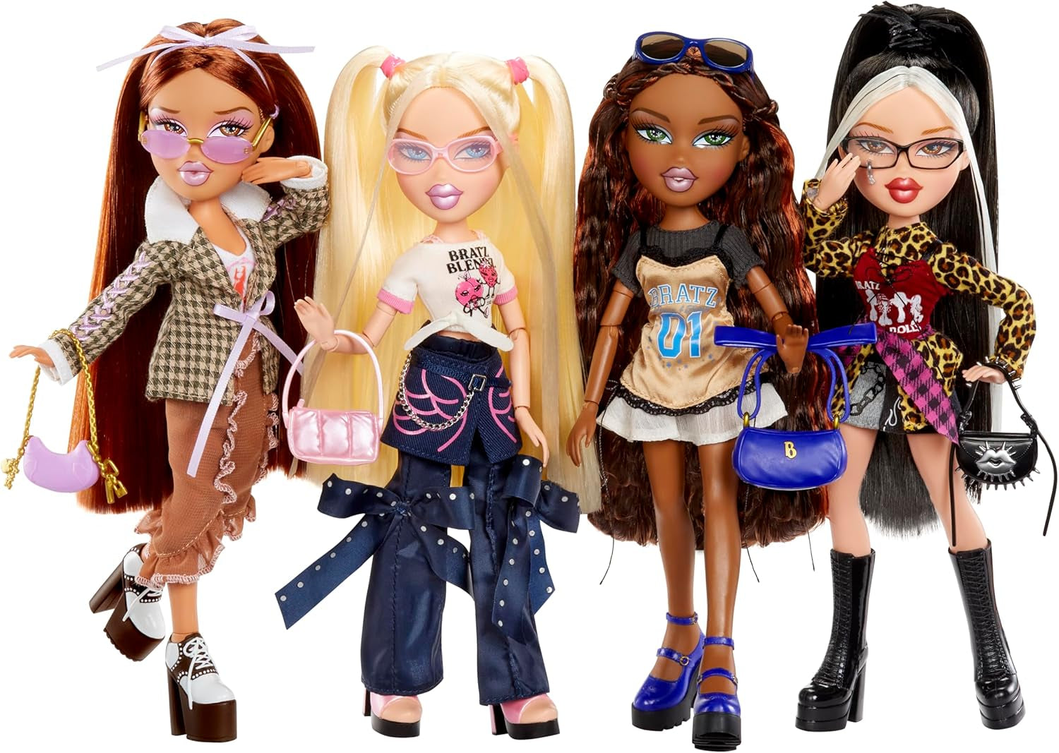 Bratz Stylin' Jade muñeca estilo camiseta de moda incluye accesorios lindo juguete para niña
