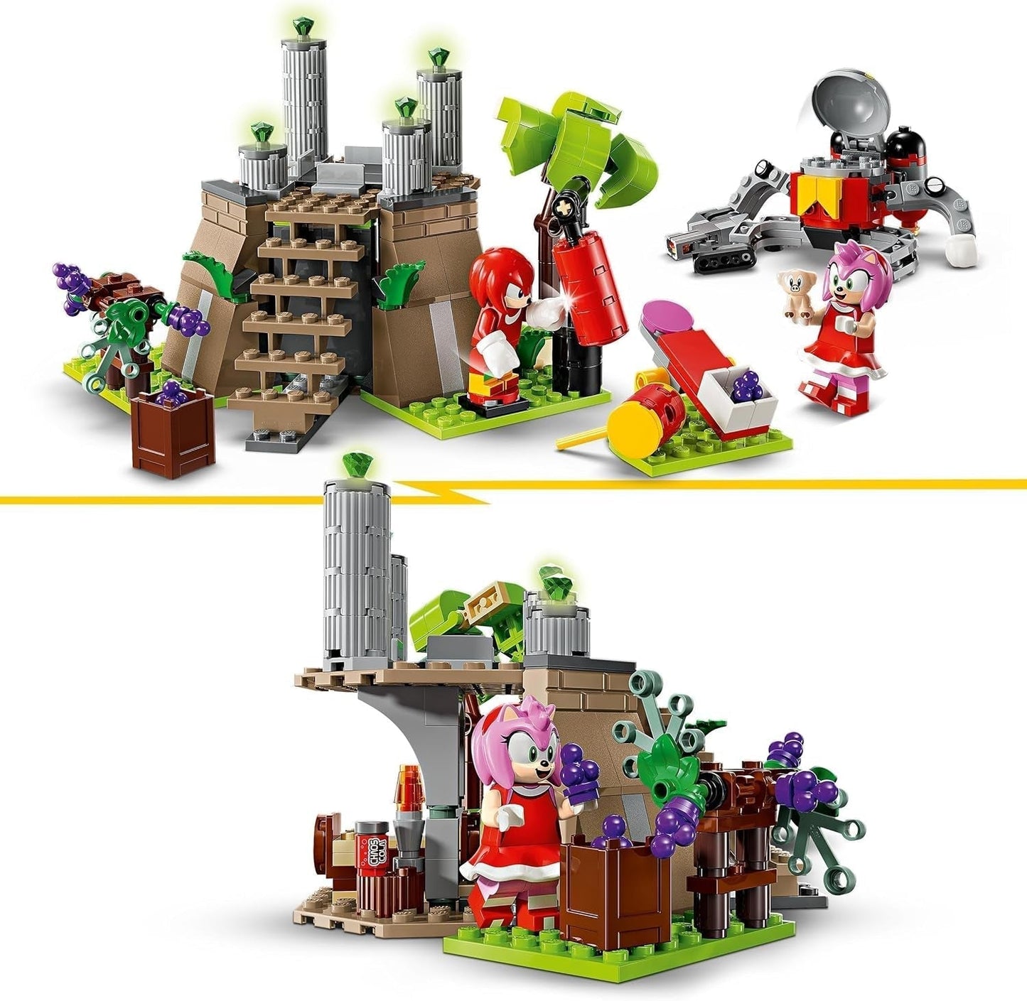 LEGO Sonic the Hedgehog Knuckles y el Santuario de la Maestra Esmeralda, juguete coleccionable, regalo para jugadores, juego de construcción de aventuras para niños y niñas de 8 años 76998 Juegos de construcción Besuche den LEGO-Store