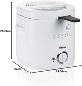 Tristar FR-6941 freidora - termostato, 1,5 L, 1000 W, blanca Electrodomésticos Naty Shop
