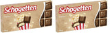 Palomitas Schogetten 1 barra de chocolate x 100g, chocolate con leche con palomitas y trozos de maíz, prácticas piezas individuales. Un manjar. Pieza por pieza.