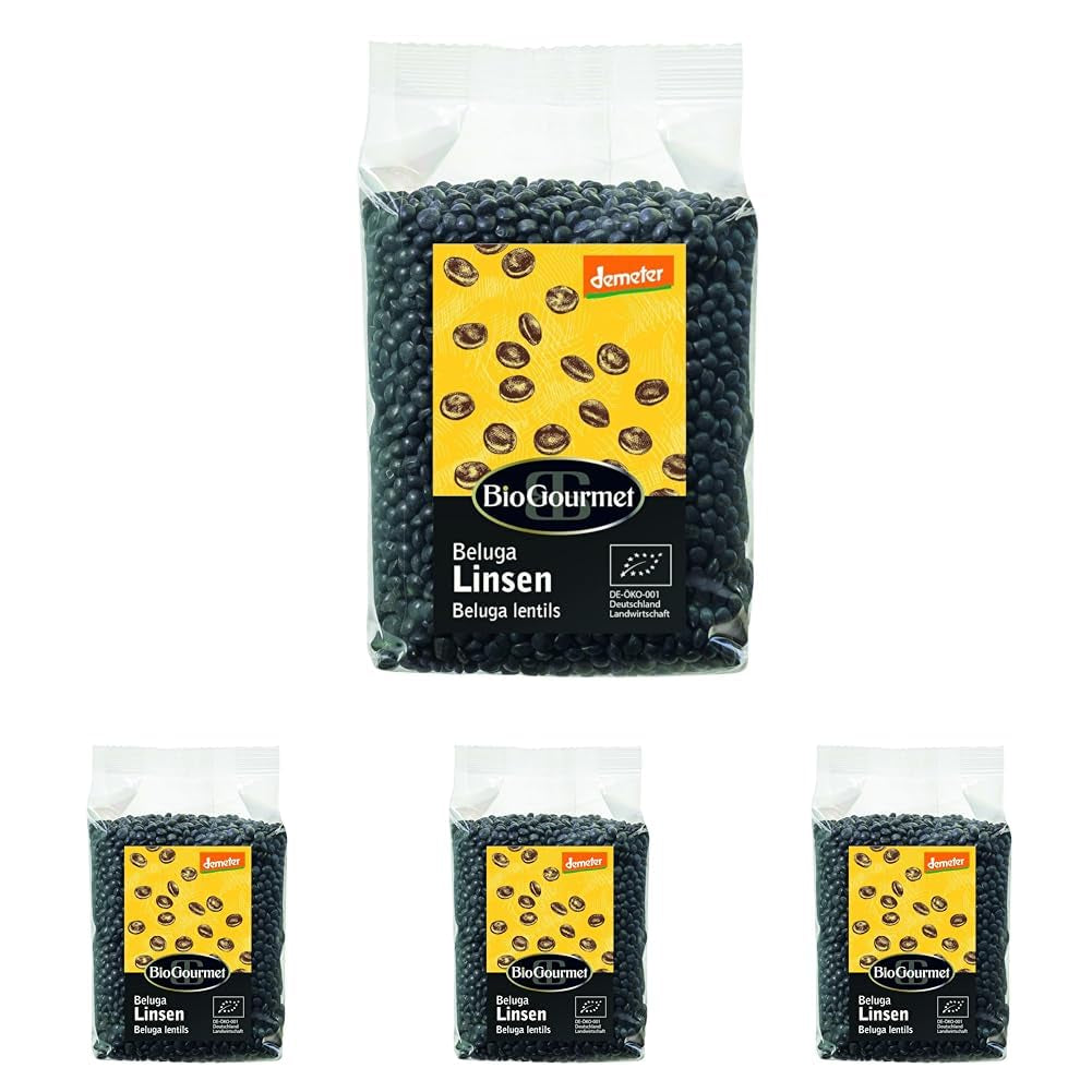 BioGourmet Lentejas Beluga Demeter, 250g