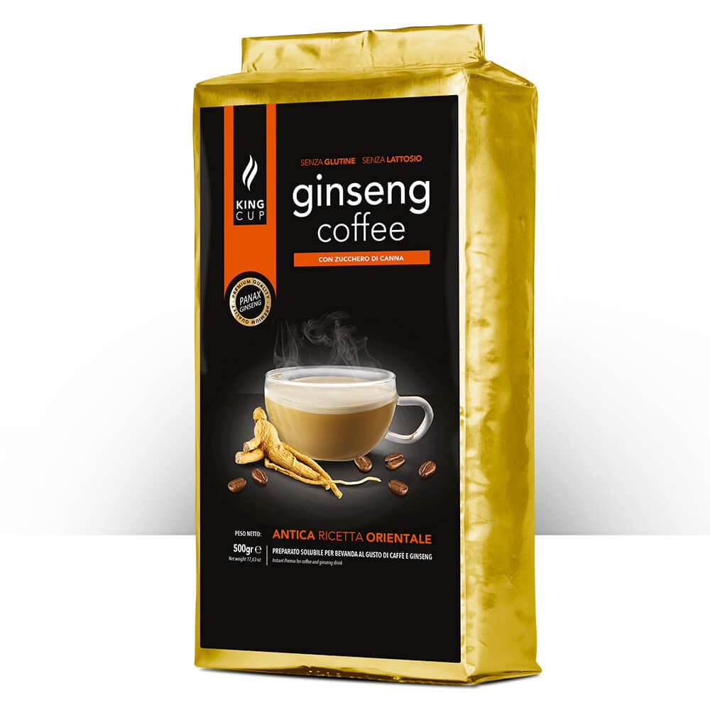 - 1 paquete con 500 gr de ginseng con Brauner Canhrzucker-Löslichem Kaffeepulver zum Süßen, ideal zum Adden zu Heißem Wasser, Glutenfree, Laktosefrei und Gentechnikfrei