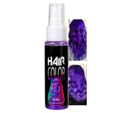 Color en Spray para el Cabello, Tinte Temporal en Spray Rojo, Tinte para el Cabello de Color Rojo, Tinte para el Cabello Lavable, Spray de Color Rojo Vivo, Tinte para el Cabello Instantáneo, Tinte para el Cabello para Carnaval, Halloween, Cosplay, Fiesta Naty Shop Tinte para el Cabello Violeta 30 Ml (1 Paquete)