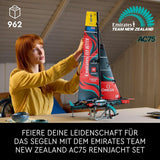 LEGO Technic Emirates Team New Zealand AC75 Racing Yacht Kit de construcción de velero para adultos Regalo para hombres y mujeres Actividad creativa y relajante 42174 Juegos de construcción Besuche den LEGO-Store