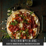Pizza Ankerkraut, para el sabor italiano original, como la de Steinofen, también para pasta, tomate-mozzarella y muchos otros platos, 45 g en vaso de corcho