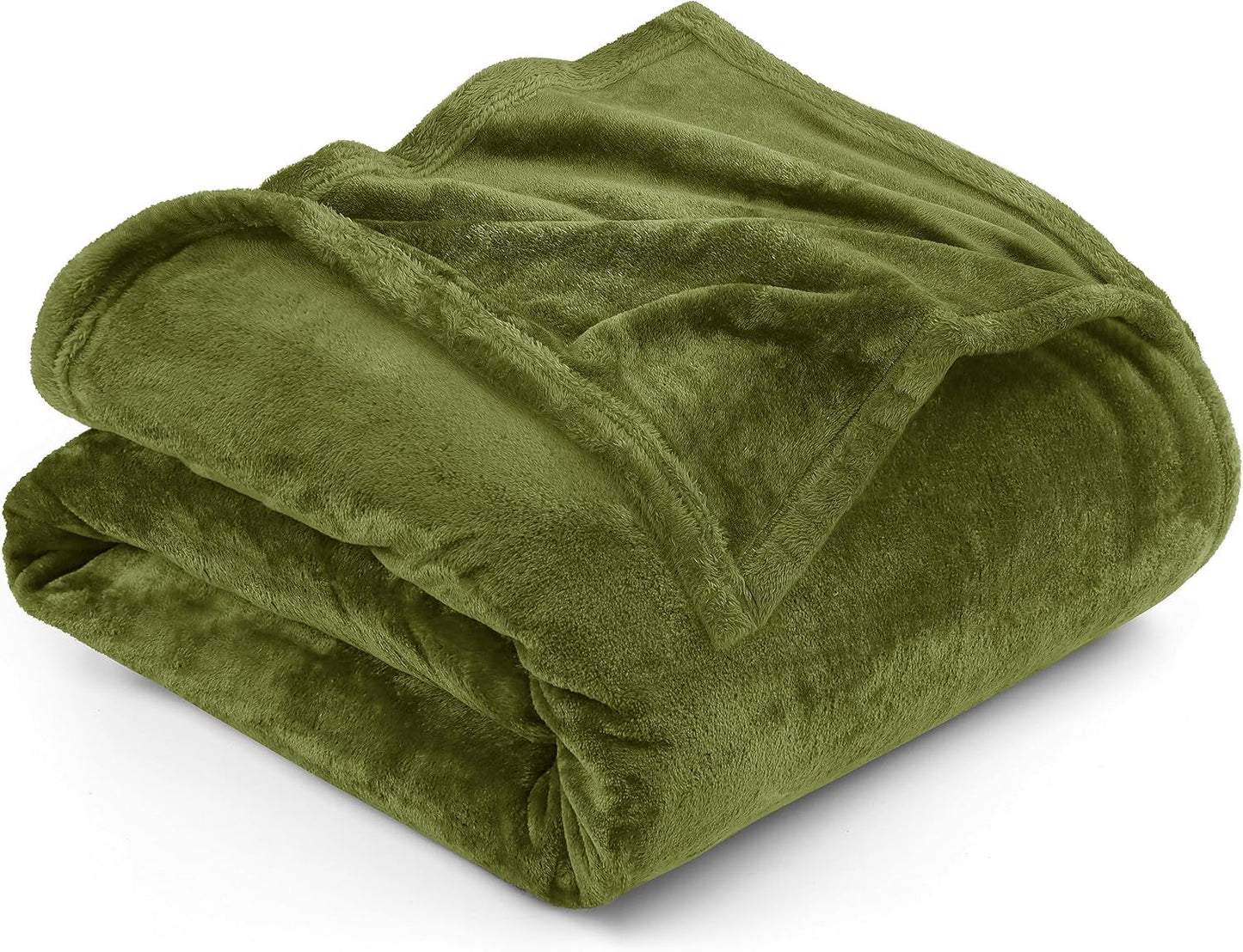 Utopia Ropa de cama Acogedora manta polar [228 x 228 cm, gris] Manta suave, ligera, cálida y esponjosa Manta cómoda y transpirable para cama, sofá, camas y mantas Besuche den Utopia Bedding-Store Oliva 228 x 167 cm