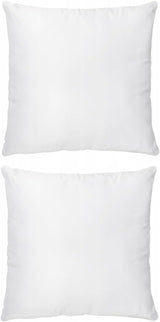 HOMLA Juego de 2 almohadas con relleno Toby, 45X45Cm, blanco, poliéster de primera calidad, dimensionalmente estable y fácil de mantener Naty Shop almohadas estándar Título predeterminado