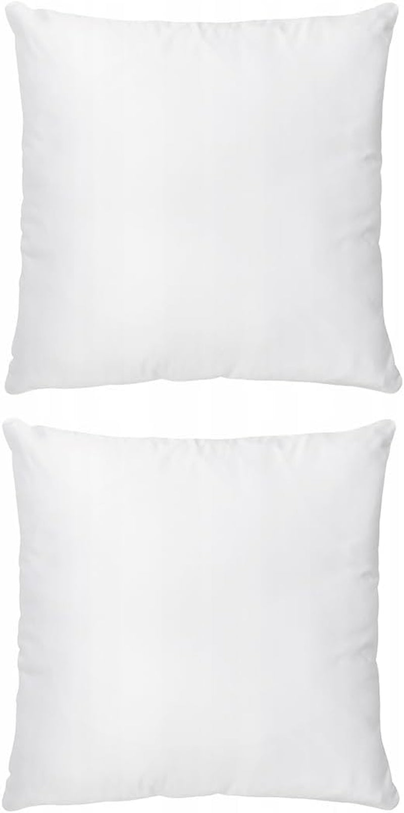 HOMLA Juego de 2 almohadas con relleno Toby, 45X45Cm, blanco, poliéster de primera calidad, dimensionalmente estable y fácil de mantener Naty Shop almohadas estándar Título predeterminado