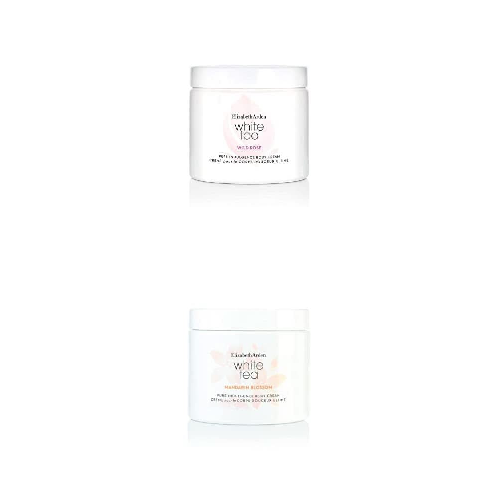 Elizabeth Arden - Wild Rose White Tea, crema corporal de rosas para mujer Cosmética y Belleza Naty Shop Pack con crema corporal de Rosas Silvestres y Flor de Mandarina