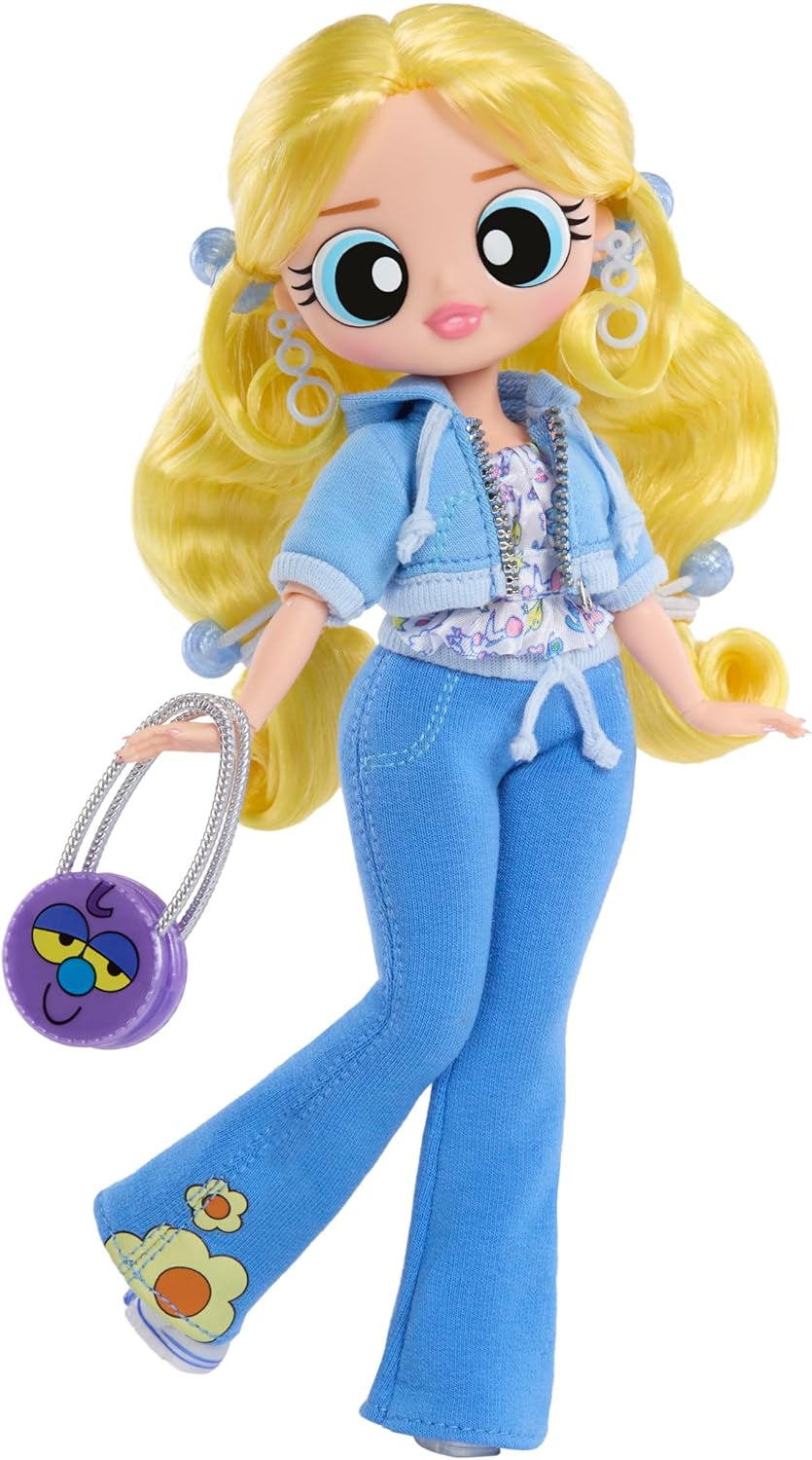 JAJAJA. ¡Sorpresa! OMG The Powerpuff Girls Puppe - Bubbles - Incluye 1 modo puppe, conjunto y accesorios incluidos, 3 por separado