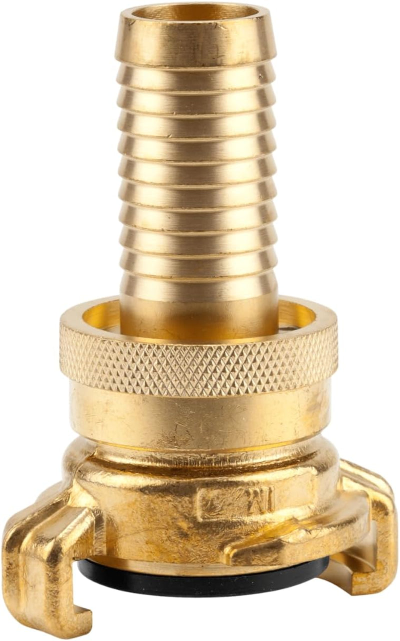 Racor roscado de latón Gardena: conector de latón para conexión por ambos lados, p. a bombas, rosca de tubo 26,5 mm (G 3/4 pulgadas) (7260-20)