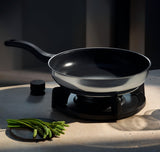 WMF Devil, inducción, acero inoxidable revestido Cromargan, mango de plástico Ollas y Sartenes Naty Shop