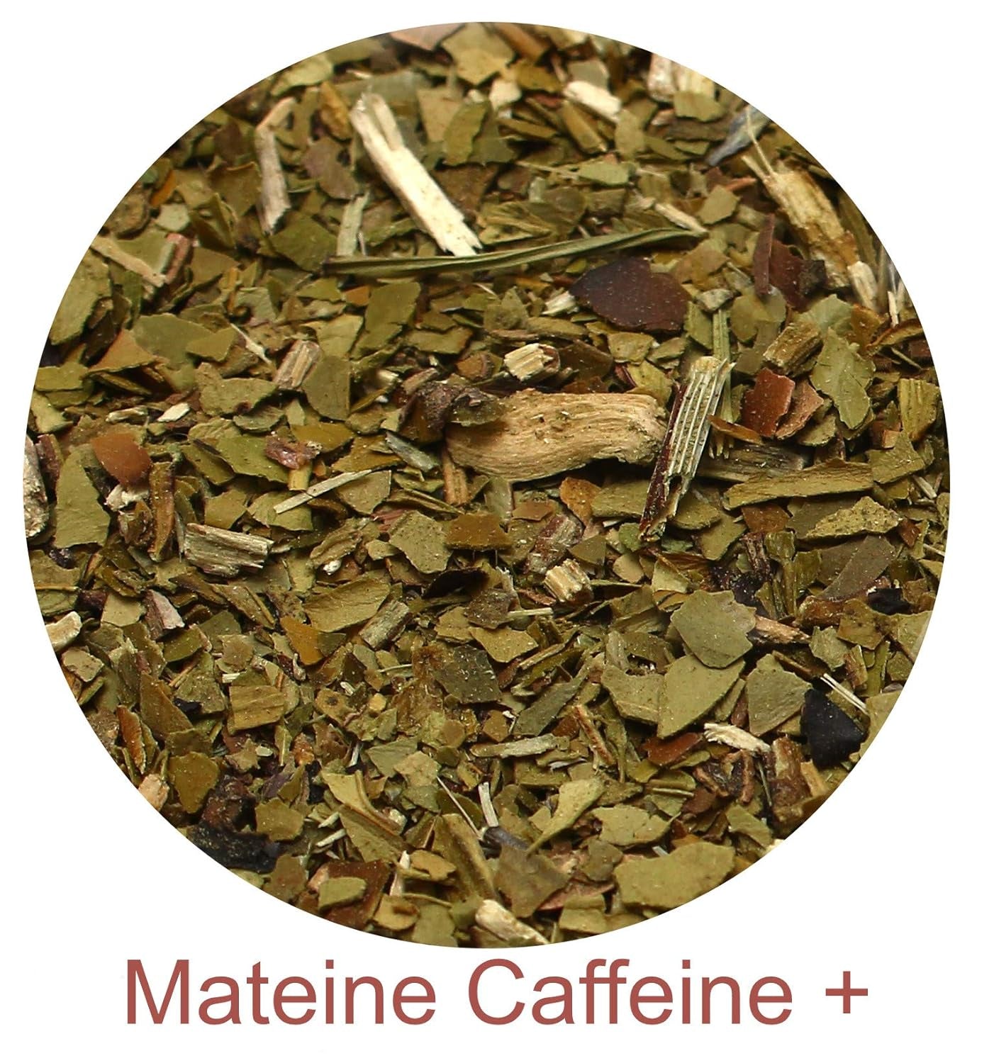 Mate Tea Cafeína I Sin tostar, sin tallo y sin polvo Tradicional - Té Mate fuerte de Paraguay I Contenido de cafeína | Bebida energizante y desintoxicante 500 G I 0,5 Kg