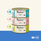 Applaws Comida húmeda natural para gatos Selección de gelatinas (paquete de 12 x 70 g)