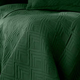 Ameliahome Colcha 170X210 Cm Colcha De Doble Cara Acolchado Ultrasónico Poliéster Ophelia Camas Y Mantas Verde Oscuro Besuche den AmeliaHome-Store