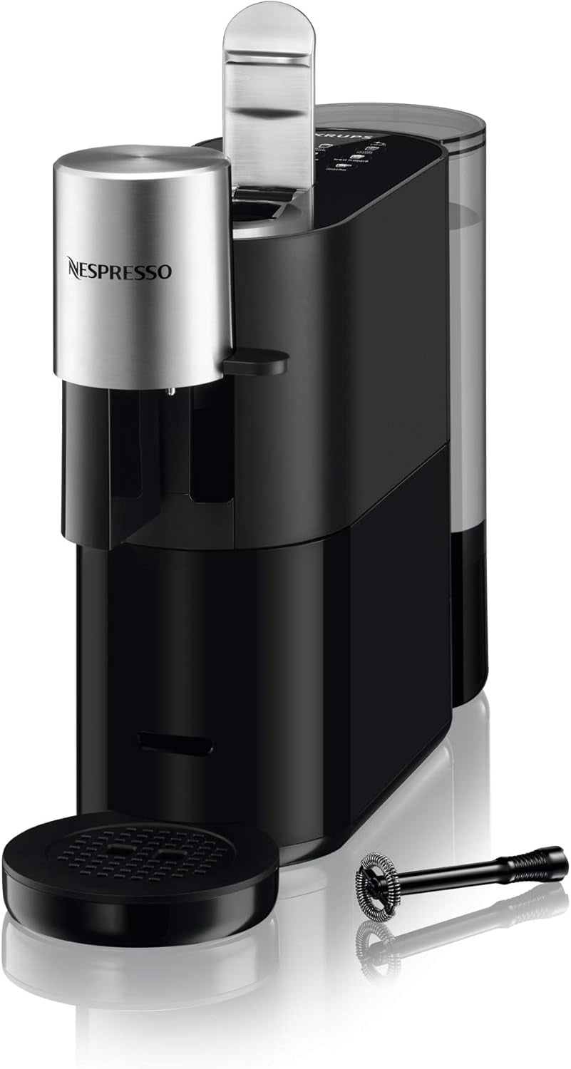 Krups Nespresso Máquina de café expreso, Máquina de café expreso de cápsulas, Estilo barista expreso, Espumador de leche, Hecho en Francia YY4355FD