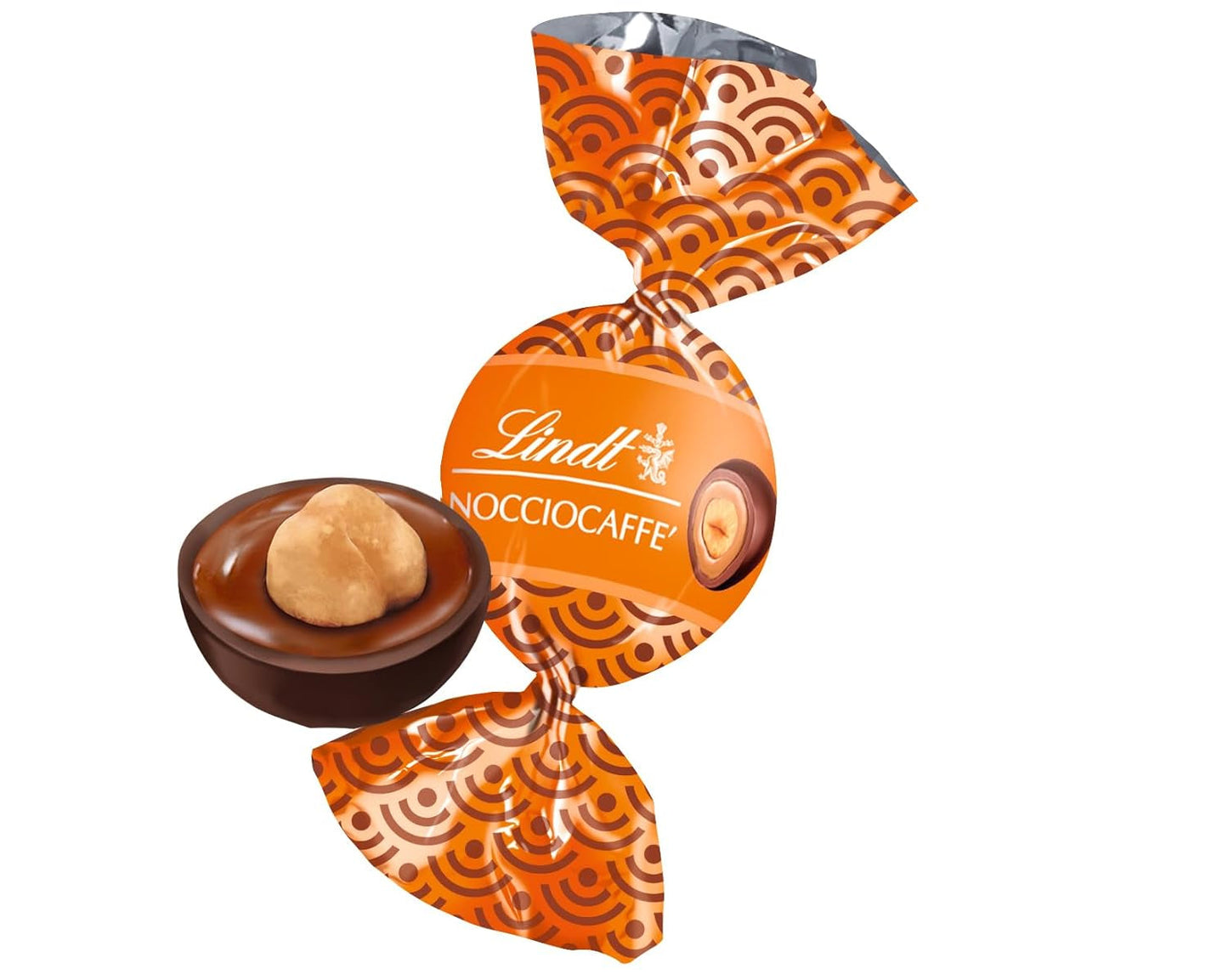 Lindt Roulette Ball Nocciolatte, chocolate con leche con relleno de crema de avellanas y avellanas enteras, 3000g