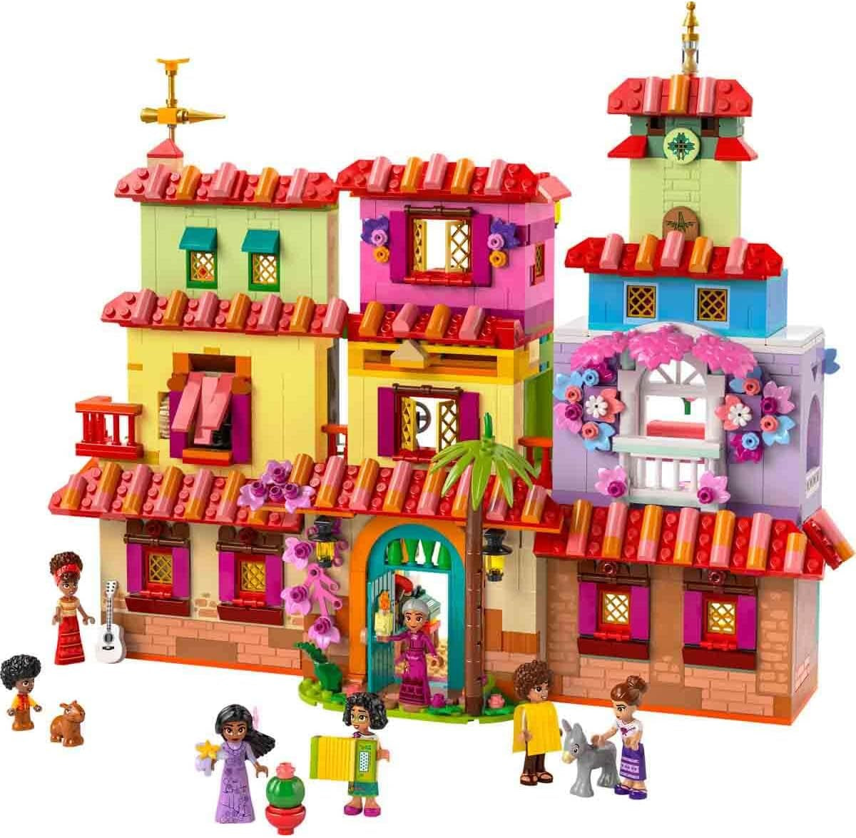 LEGO Ç€ Disney Encanto Casa Mágica de los Madrigales Casa de muñecas infantil con figura de Mirabel Juguete de construcción para niñas y niños a partir de 7 años 43245 Juegos de construcción Besuche den LEGO-Store