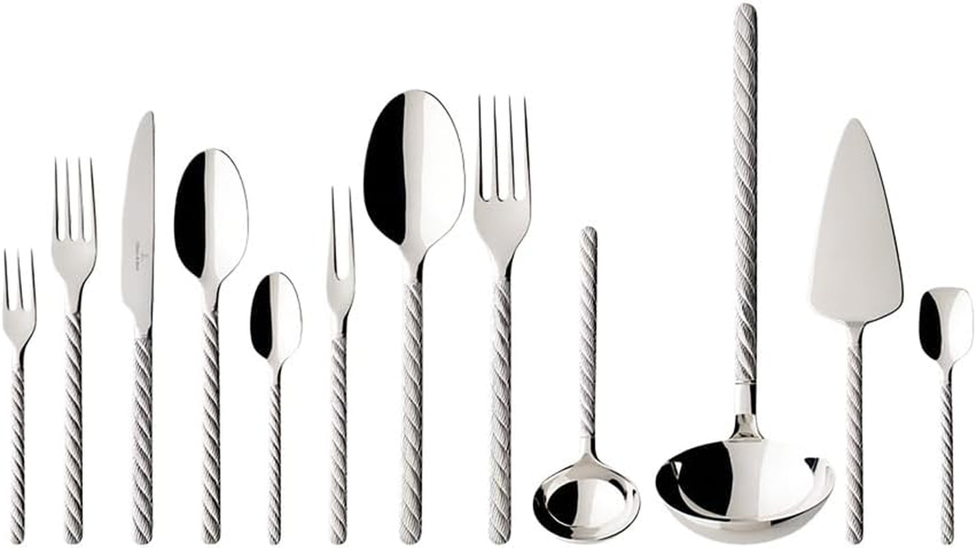 Villeroy And Boch - Cubertería Montauk, varios tamaños, acero inoxidable Cocina Naty Shop 70 piezas
