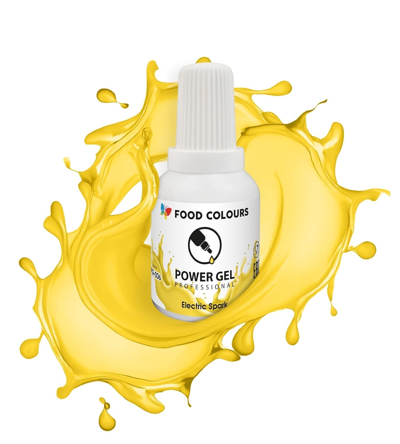 Colorante alimentario en gel, beige, color champán, 20 g. Colorante alimentario para una amplia gama de aplicaciones para decoración de tartas, tartas, natas, bizcochos, glaseado real, macarons.