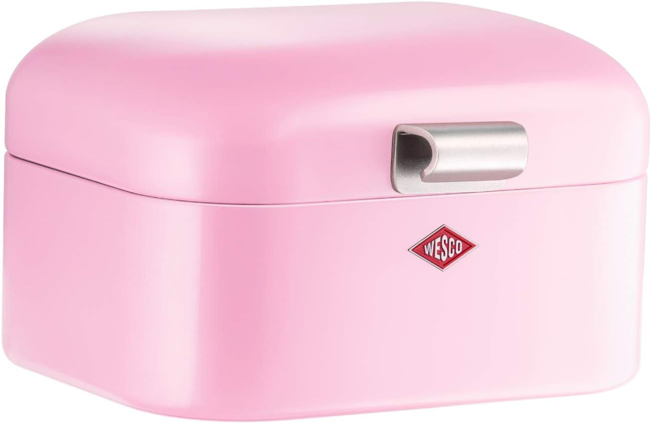 Wesco 235 001 Panera Mini Grandy 17 x 18 x 12 cm (largo/ancho/alto) rosa, acero inoxidable Cajas para almacenar alimentos Naty Shop Pink