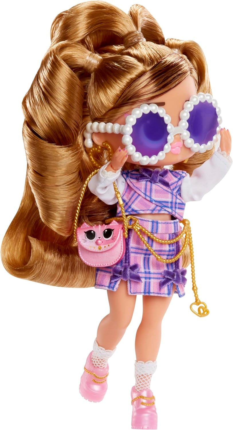 Jajaja ¡Sorpresa! Tweens Core Doll - Fancy Girl - Incluye 1 muñeca de moda con atuendo y accesorios, 4 objetos coleccionables, Rose