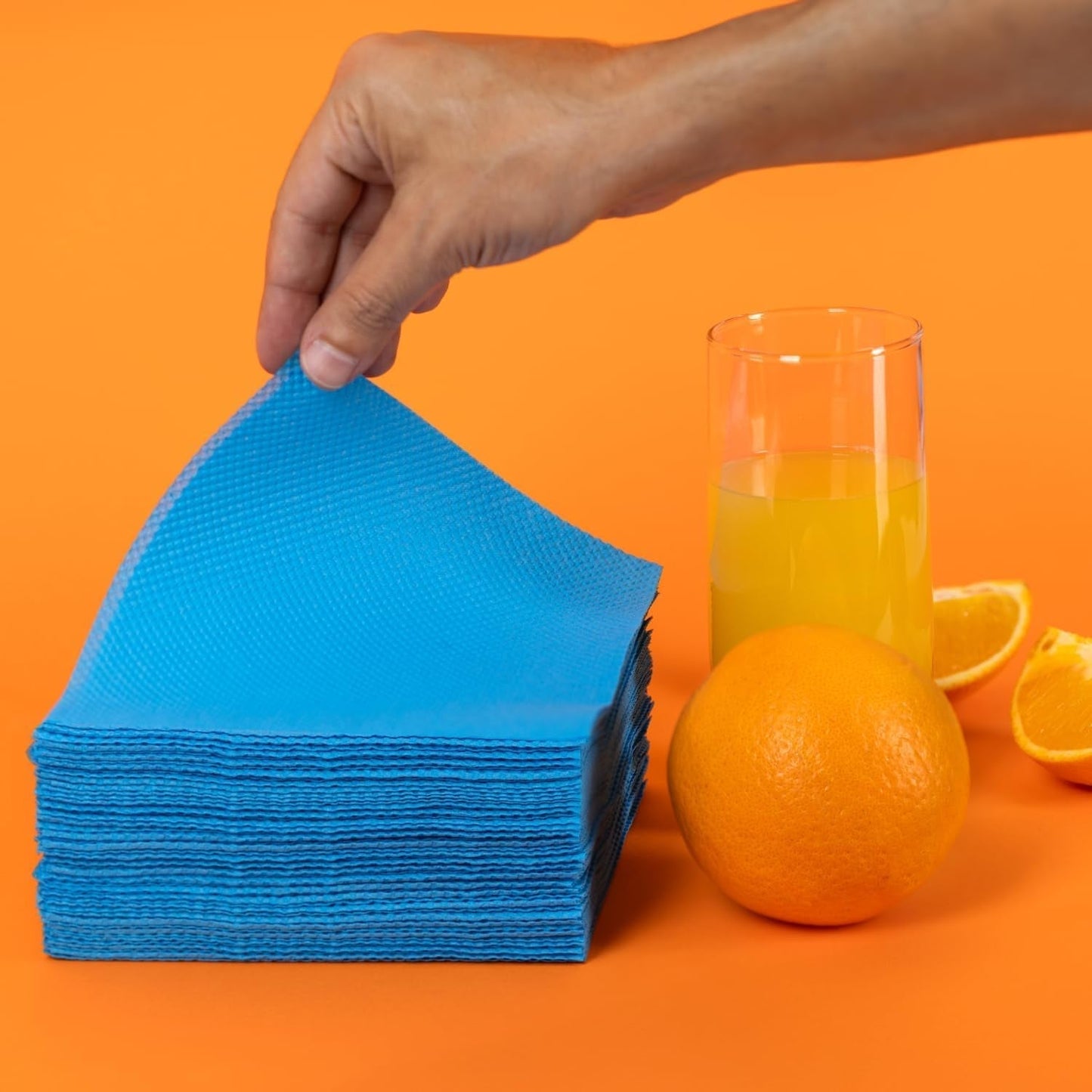 Servilletas de Papel Renova, Etiqueta Roja Azul 70 Servilletas