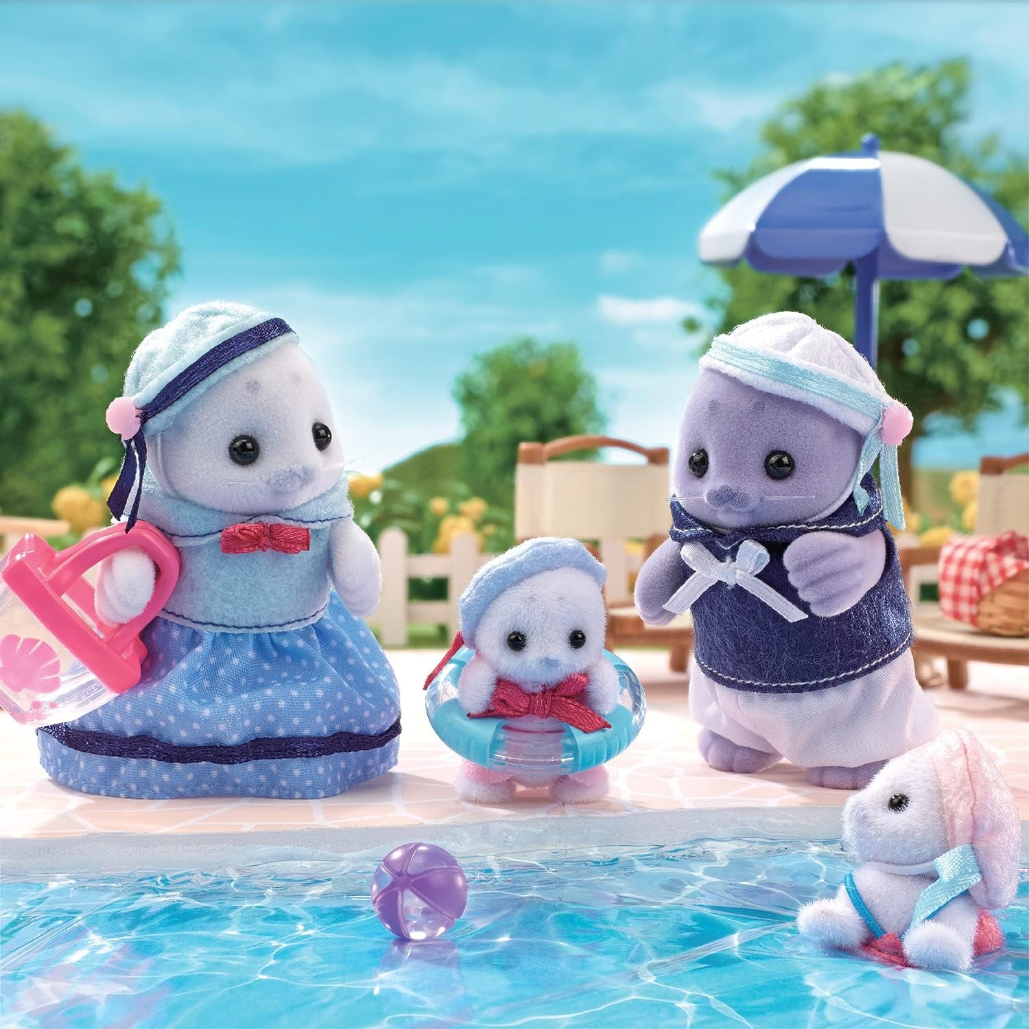 Sylvanian Families - 5759 Figura de animal de la familia Seal, juguete detallado para mayores de 3 años Naty Shop Dolls
