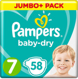 Pañales Pampers 81657566 Baby-Dry Pants, blanco