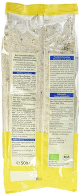 Base de avena y gachas de espelta ecológicas, 500g (pack de 3)