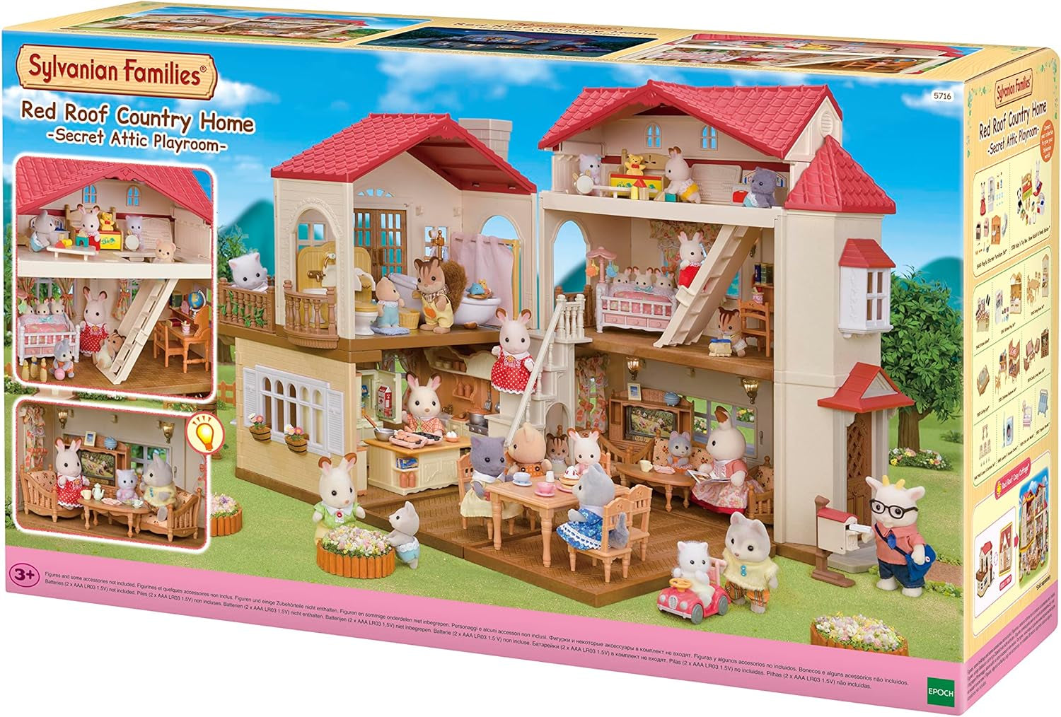 Sylvanian Families 5716 Casa adosada con habitación en el ático