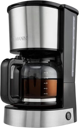 Cafetera espresso con filtro Bomann® | para 12-14 tazas | Cafetera espresso con filtro | Caja de acero inoxidable | Antigoteo | Café expreso | Cafetera espresso con filtro | 800W | KA 6071 CB