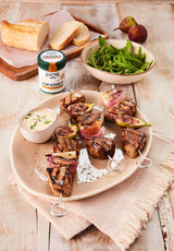 Fuchs Gewürze - Senfkörner gemahlen - für die Zubereitung von Rubs, zum Verfeinern von Suppen und Saucen - ingredientes naturales - 45 g en wiederverwendbarer, recyclebarer Dosis