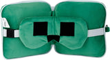 Puckator Relaxeazzz Minecraft Creeper Almohada de Viaje de Felpa y Antifaz Reposacabezas Almohada para Dormir Almohada para el Cuello Almohada de Viaje Antifaz para Dormir Niños y Adultos para Viajes Coche Tren Avión Accesorio Almohadas de Viaje Naty Shop