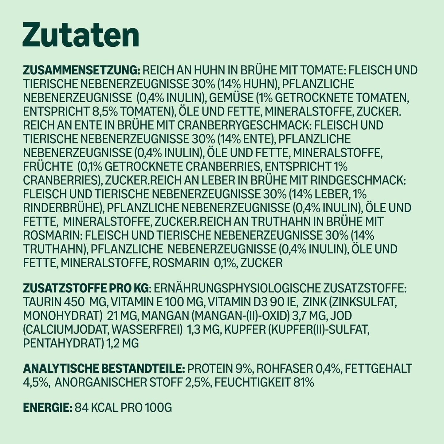 Amazon Comida Húmeda para Gatos Adultos Grain Free Selección de Carne en Caldo 4,76kg 56 Paquetes de 85g (Anteriormente Lifelong)