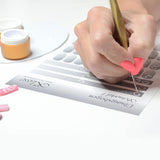 Übungsbögen Nageldesign Nailart (Grundlagen) 3Er Set Übungsbogen Starterset Übung Schulung Tipps Nagelset Nagelart Zubehor Zubehör Nail Art Zum Lernen Ohne Pegatinas Pegatinas Folie Brush Stamper ÜB001