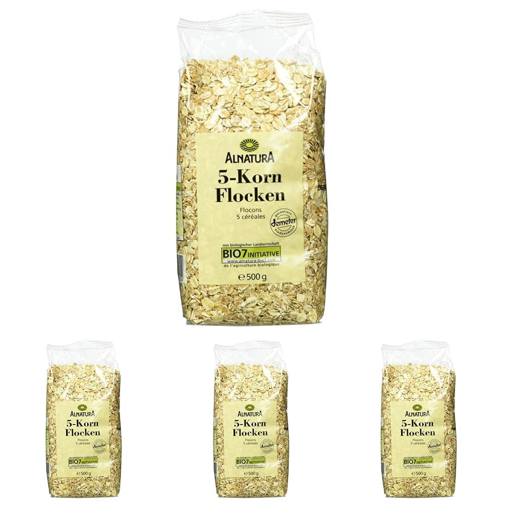 Copos ecológicos de 5 cereales, 500 g