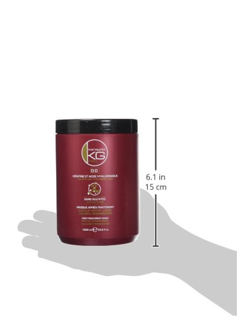 Mascarilla DD sin sulfatos, queratina/ácido hialurónico, 1 litro Mascarilla capilar Naty Shop