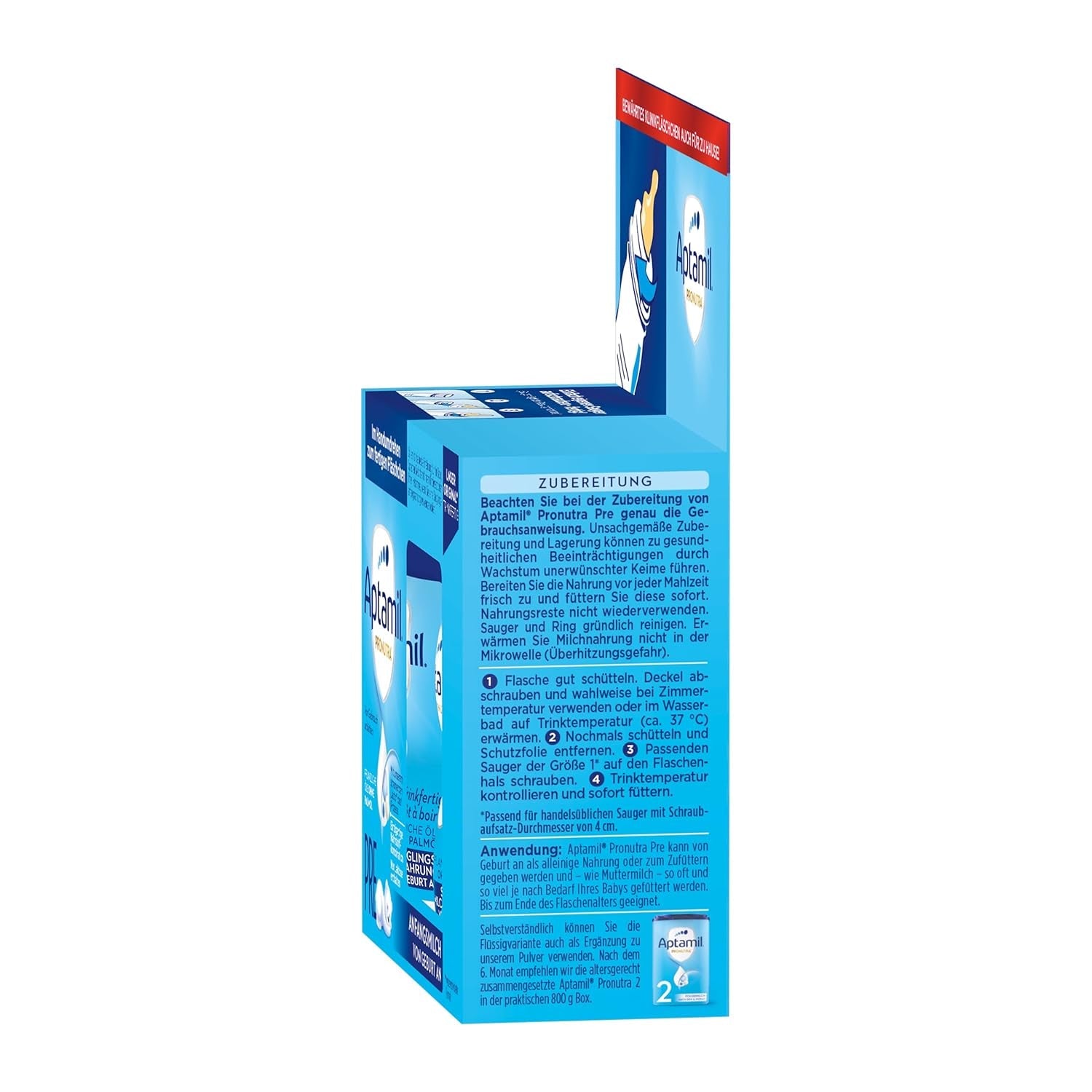 Aptamil Pronutra-ADVANCE PRE, bebible, 4x2x90ml (Packung mit 4)