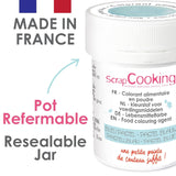 Scrapcooking, colorante alimentario en polvo, azul pastel, 5 gramos Naty Shop