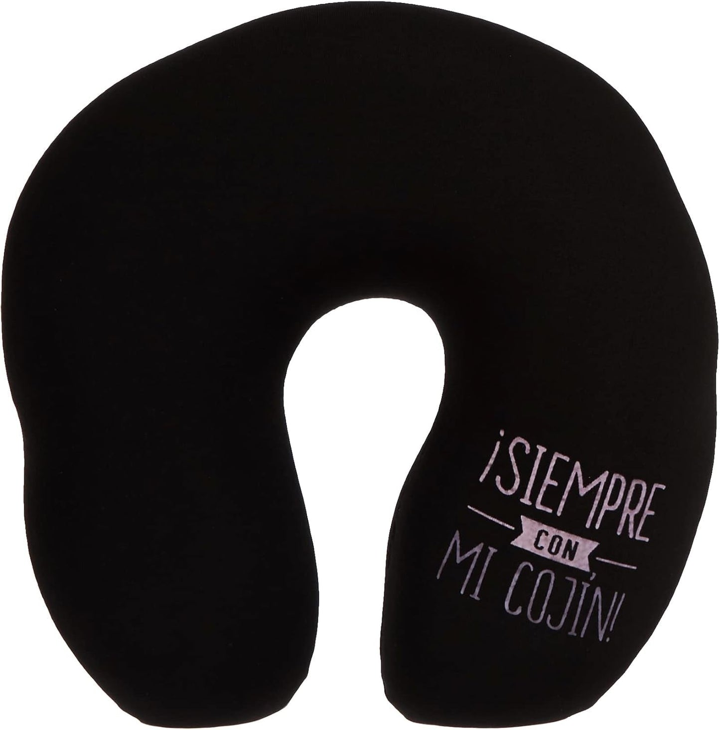 LAG VO1126- Almohada De Viaje, 26 Cm, Color Rosa, Negro Y Azul Multicolor Almohadas De Viaje Talla Única Naty Shop Default Title