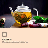 Feelino Elegant Caja Mixta de 6 Piezas - Flores de Té Blanco Feelino en una preciosa caja de degustación y regalo con 6 rosas de té blanco diferentes, envasadas individualmente al vacío, paquete de 1 pieza