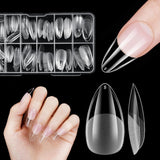 Uñas postizas cortas bailarina 120 Uds pegamento en 12 tamaños uñas artificiales cortas Gel suave cobertura completa puntas de uñas para uñas de Gel cortas S