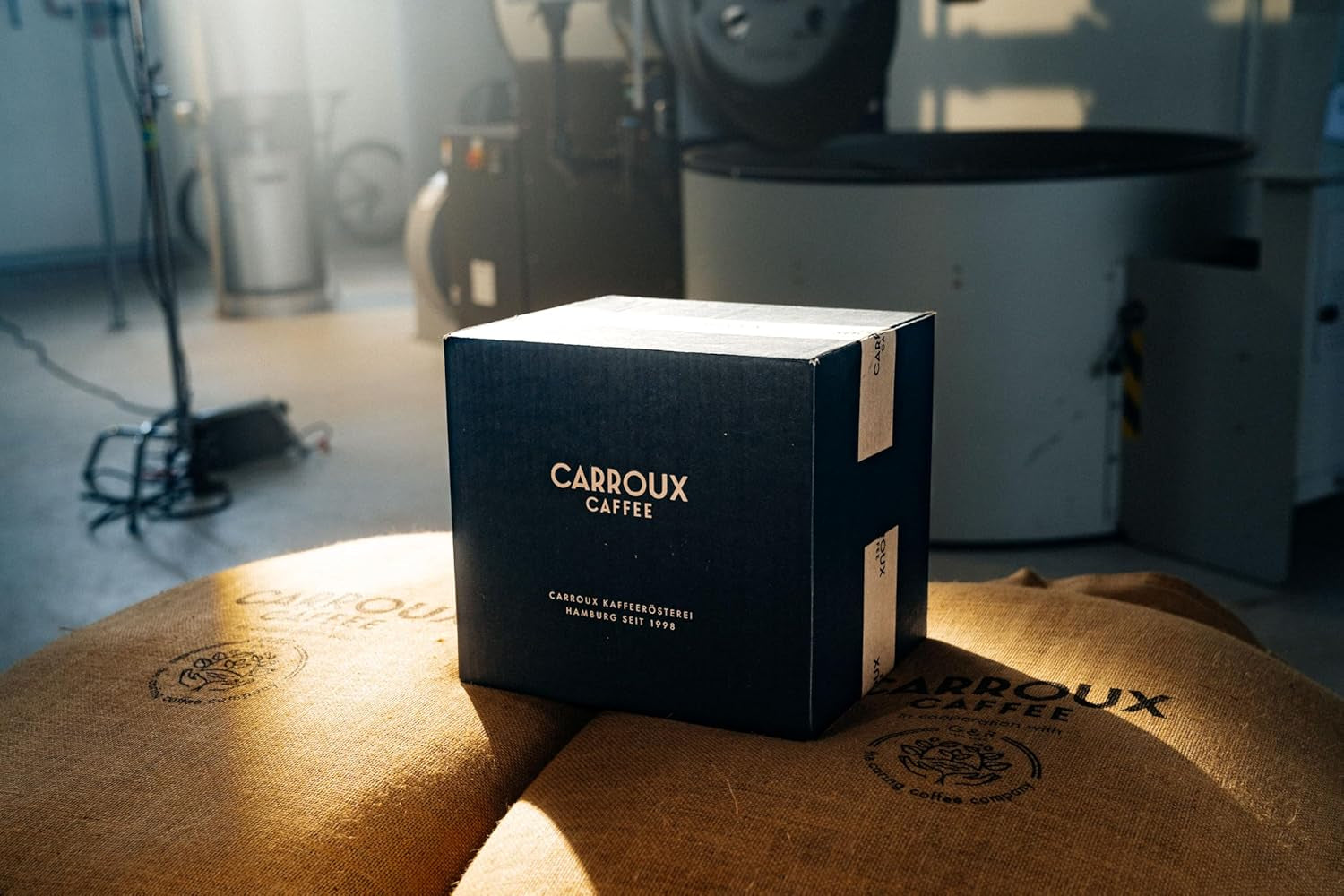CARROUX Crema de café en grano entero (6 x 500 g) - Café en grano premium de Hamburgo - Recién tostado tradicionalmente