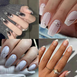 30 Blatt Aurora-Nagelkunst-Aufkleber, Selbstklebende 3D-Blumen-Nagelaufkleber, Aurora-Mond-Stern-Nagelaufkleber para Nagelkunst, Blatt-Herz-Nageldesign para bricolaje-acrílico-decoración